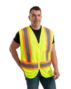 Berne Apparel HVV046 Men's Hi-Vis Class 2 Multi-Color Vest - 