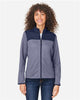 CORE365 CE74W Women's Venture Heathered Stripe Hybrid Jacket