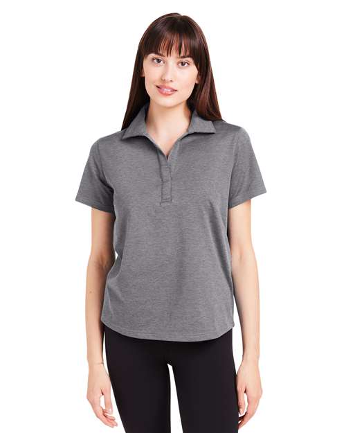 Glyder PDP7058 Women's Fairway Marbled Jersey Polo