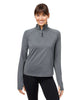 Glyder PDP8023 Women's Fairway Marbled Jersey Quarter-Zip Pullover