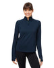 Glyder PDP8023 Women's Fairway Marbled Jersey Quarter-Zip Pullover
