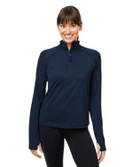 Glyder PDP8023 Women's Fairway Marbled Jersey Quarter-Zip Pullover