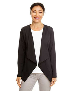 Devon & Jones DP465W Women's Perfect Fit™ Draped Open Cardigan Blazer - 