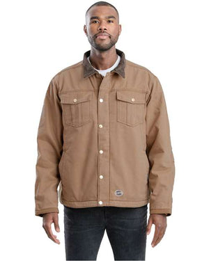 Berne Apparel J58T Men's Tall Vintage Washed Sherpa-Lined Work Jacket - 