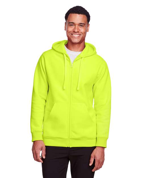 Team 365 TT95 Unisex Zone HydroSport™ Heavyweight Full-Zip Hooded Sweatshirt