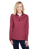 Team 365 TT31HW Women's Zone Sonic Heather Performance Quarter-Zip Pullover