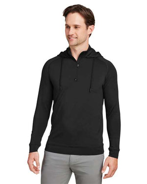 Swannies SWV600 Unisex Vandyke Quarter-Zip Hooded Pullover - 