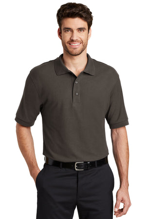 Port Authority K500 Silk Touch Polo - Bark - 
