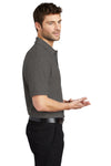 Port Authority K500 Silk Touch Polo - Charcoal Heather Grey