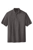 Port Authority K500 Silk Touch Polo - Charcoal Heather Grey