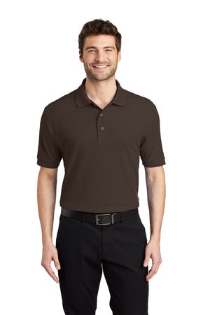 Port Authority K500 Silk Touch Polo - Coffee Bean -