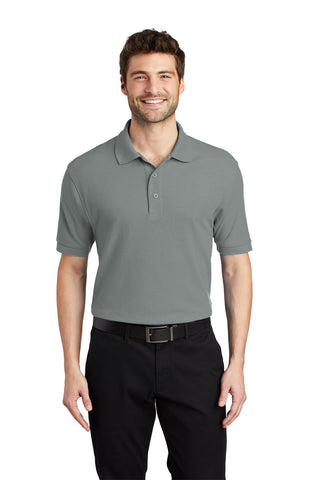 Port Authority K500 Silk Touch Polo - Cool Grey
