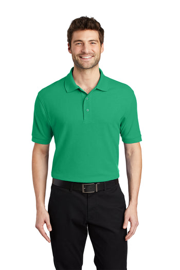 Port Authority K500 Silk Touch Polo - Court Green