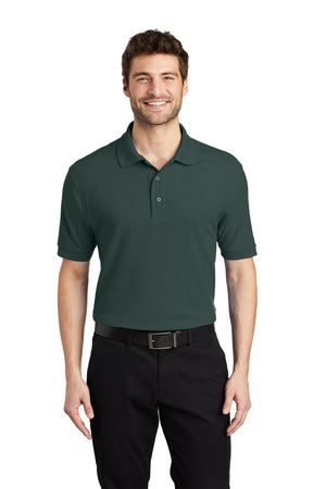 Port Authority K500 Silk Touch Polo - Dark Green -