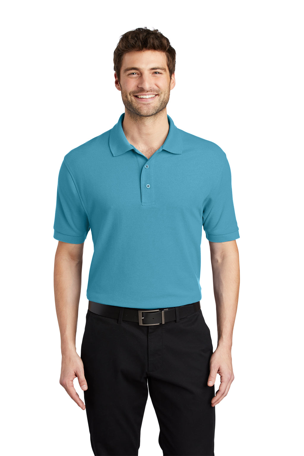 Port Authority K500 Silk Touch Polo - Maui Blue