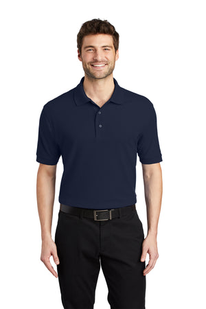 Port Authority K500 Silk Touch Polo - Navy - 