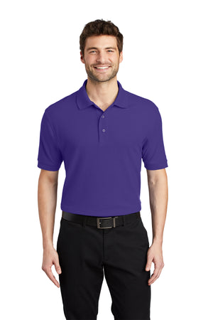 Port Authority K500 Silk Touch Polo - Purple - 