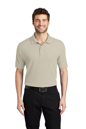 Port Authority K500 Silk Touch Polo - Stone - 