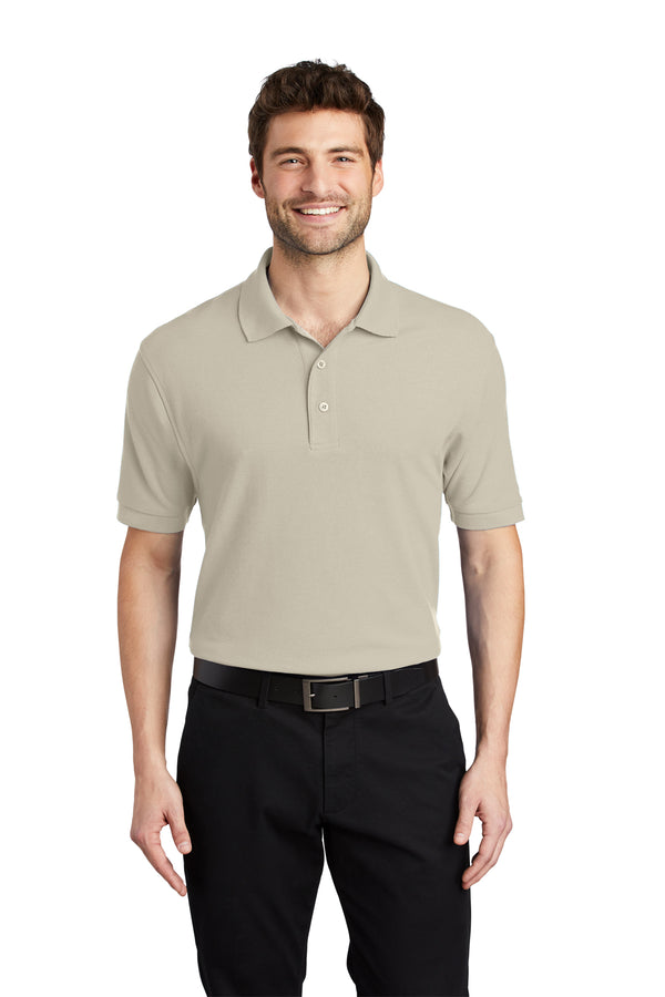 Port Authority K500 Silk Touch Polo - Stone