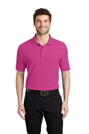 Port Authority K500 Silk Touch Polo - Tropical Pink - 