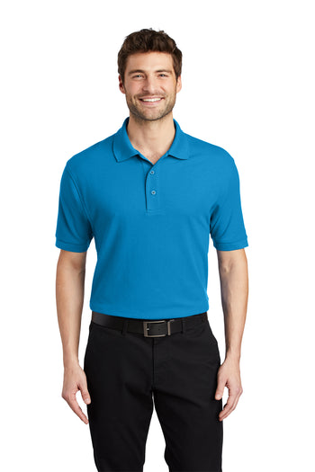 Port Authority K500 Silk Touch Polo - Turquoise