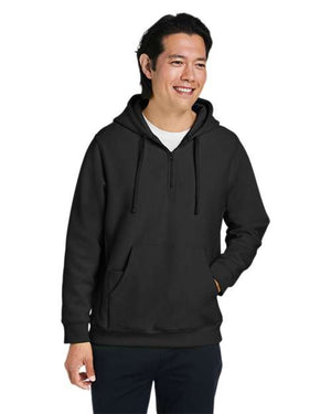 Team 365 TT97 Unisex Zone HydroSport™ Heavyweight Quarter-Zip Hooded Sweatshirt - 