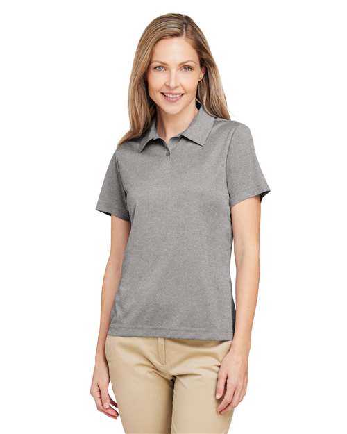 Team 365 TT51HW Women's Zone Sonic Heather Performance Polo