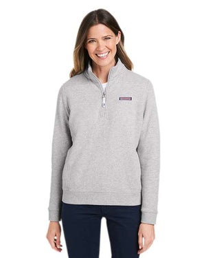 vineyard vines K002795 Women’s Collegiate Shep Quarter-Zip Sweatshirt - 