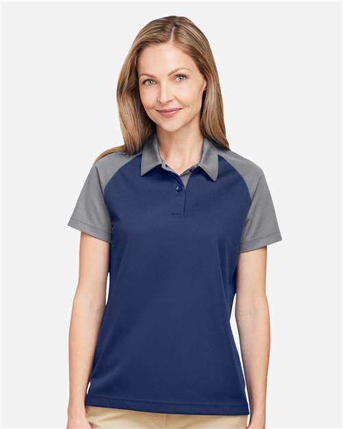Team 365 TT21CW Women's Command Snag-Protection Colorblock Polo