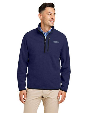 vineyard vines K004694 Men's Mountain Sweaterfleece Quarter-Zip Pullover - 