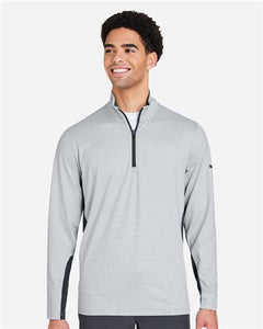 Puma Golf PG410 Men's Mesa Stripe Quarter-Zip Pullover - 