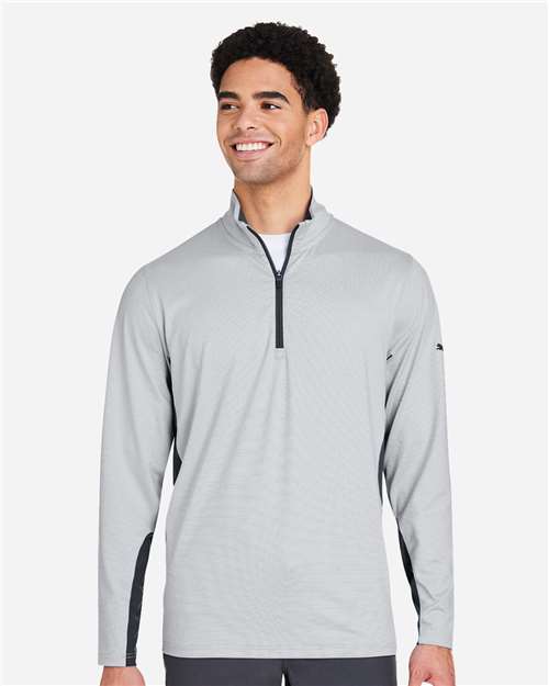 Puma Golf PG410 Men's Mesa Stripe Quarter-Zip Pullover