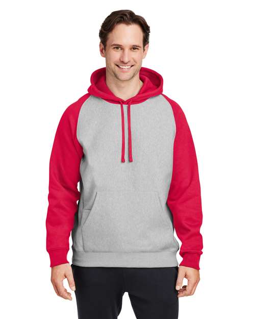 Team 365 TT96CB Unisex Zone HydroSport™ Heavyweight Colorblock Hooded Sweatshirt