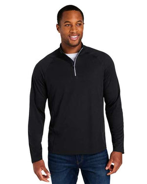 CORE365 CE418 Men's Origin Performance Pique Quarter-Zip Pullover - 