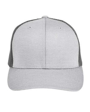 Team 365 TT802Y Youth Zone Sonic Heather Trucker Cap - 