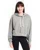 Glyder PDP1725 Women's Vintage Oversized Cropped Hooded Sweatshirt