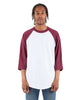 Shaka Wear SHRAG Unisex Raglan Three-Quarter Sleeve T-Shirt
