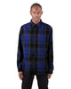 Shaka Wear SHHFS Unisex Plaid Flannel Overshirt