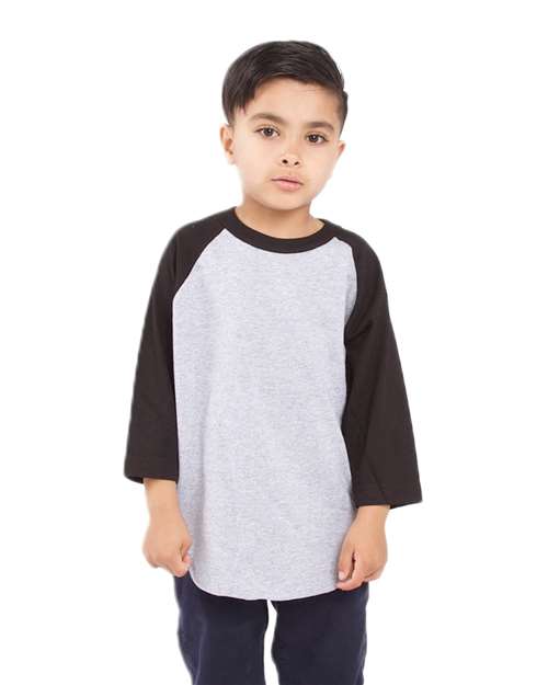 Shaka Wear SHRAGY Youth Three-Quarter Sleeve Raglan