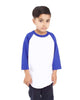 Shaka Wear SHRAGY Youth Three-Quarter Sleeve Raglan