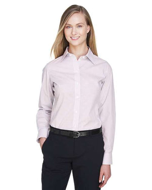 Devon & Jones DG510W Women's Crown Collection® Micro Tattersall Woven Dress Shirt - 