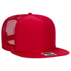 Otto 5-Panel High Crown Foam Trucker Flat Bill Hat, Snapback - 132-1037