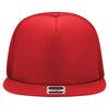 Otto 5-Panel High Crown Foam Trucker Flat Bill Hat, Snapback - 132-1037