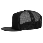 Otto 5-Panel High Crown Foam Trucker Flat Bill Hat, Snapback - 132-1037