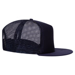 Otto 5-Panel High Crown Foam Trucker Flat Bill Hat, Snapback - 132-1037