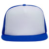 Otto 5-Panel High Crown Foam Trucker Flat Bill Hat, Snapback - 132-1037