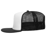 Otto 5-Panel High Crown Foam Trucker Flat Bill Hat, Snapback - 132-1037