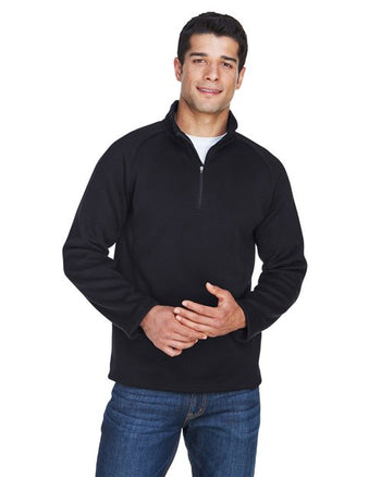 Devon & Jones DG792 Unisex Bristol Sweater Fleece Quarter-Zip Pullover