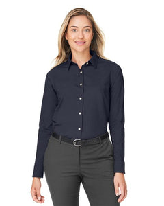 Devon & Jones DG505W Women's CrownLux Performance® Spencer Poplin Dress Shirt - 