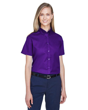 CORE365 78194 Women's Optimum Short Sleeve Twill Shirt